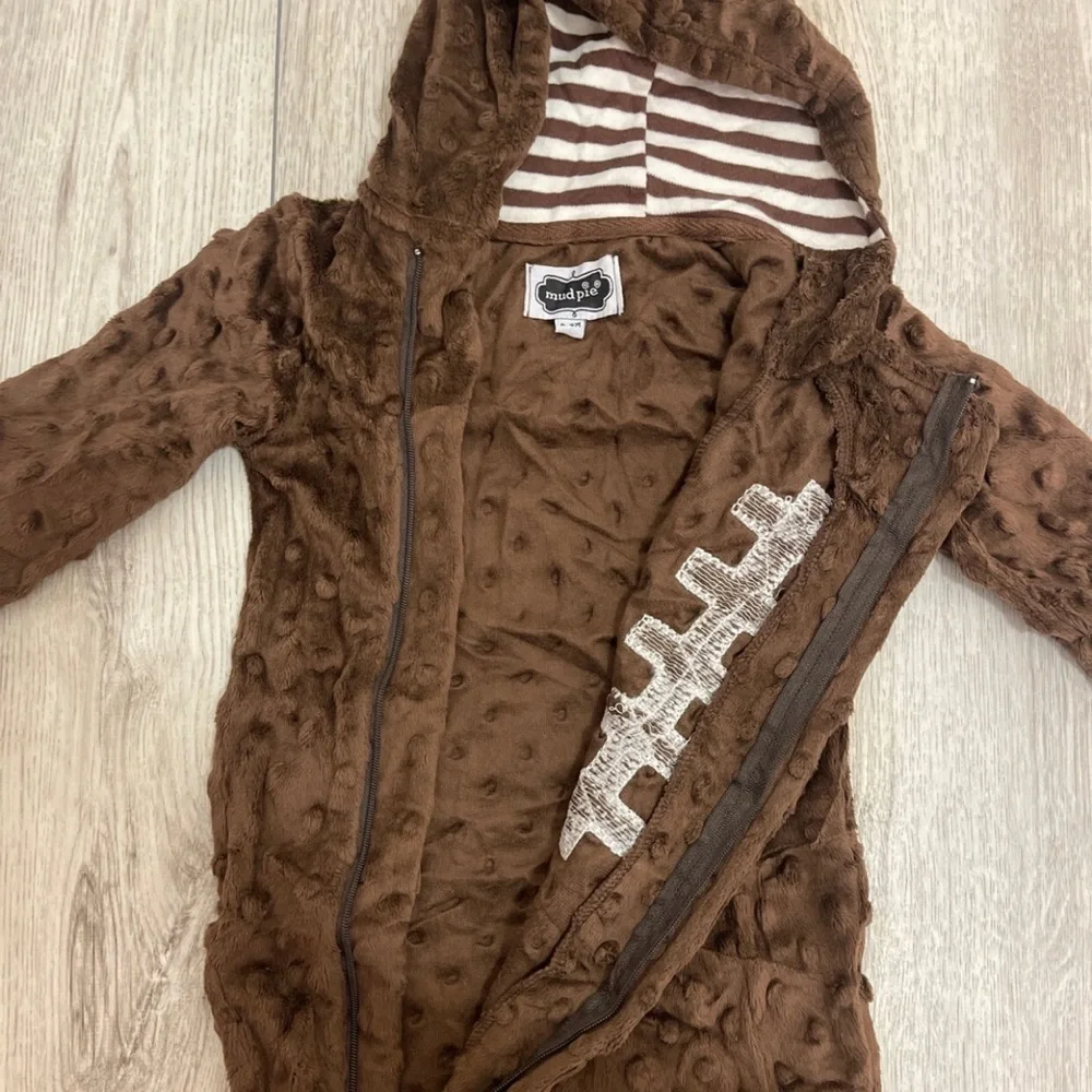 Mud Pie 0-6 Month Football One Piece Outfit